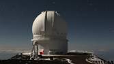 Zeitraffer - Sternwarte - Canada-France-Hawaiian-Telescope