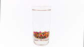 Zeitraffer - Water Beads (Wasser-Perlen) Glas Totale