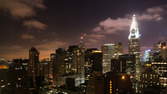 Zeitraffer - Manhattan Skyline Nacht zu Tag