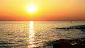 Zeitraffer - Sonnenuntergang am Meer