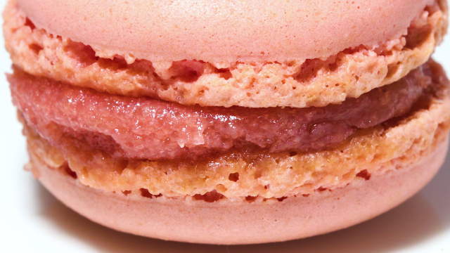 Pinker Macaron Makro